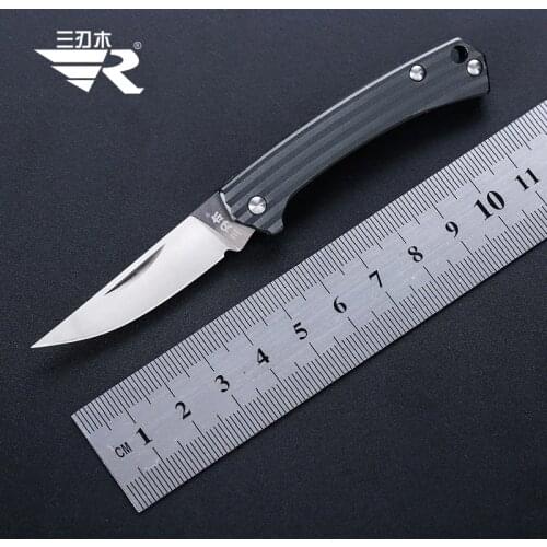 Sanrenmu 4112 Folding Pocket Mini Knife Fruit Knife for Camping Outdoor Travel and Survival