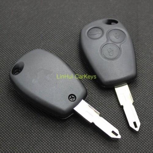 PINECONE for RENAULT 1108 3 Buttons Remote Key Uncut Blade Blank Key Shell 1 PC