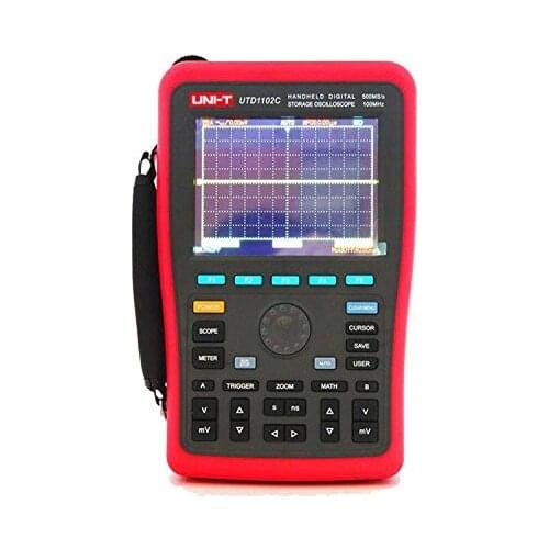 UNI-T Handheld Digital Oscilloscope UTD1102C 2 channels 100MHZ 500MS/s UTD-1102C