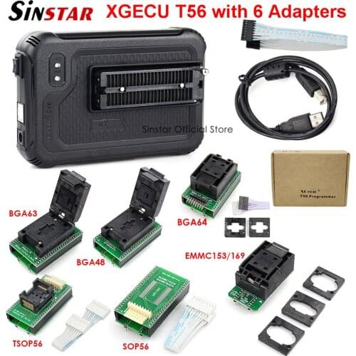 100% Original XGecu T56 Universal Programmer Support Support 20900+ with 6 adapters