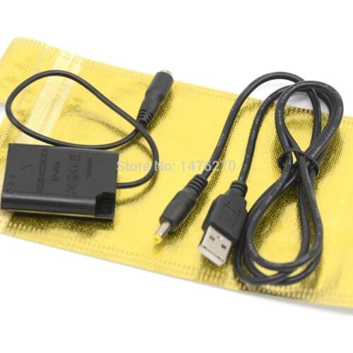 5V USB Cable+ENEL23 EN-EL23 dummy battery EP-67A EP67A DC Coupler for Nikon Coolpix P600 P610 P900s E700 S810C Cameras