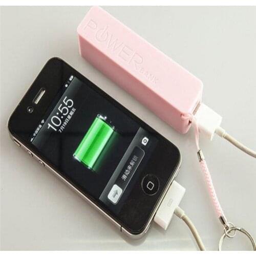 2600mAh 18650 USB Power Bank Battery Charger Case DIY Box For iPhone For Smart Phone MP3 Electronic Mobile Charging