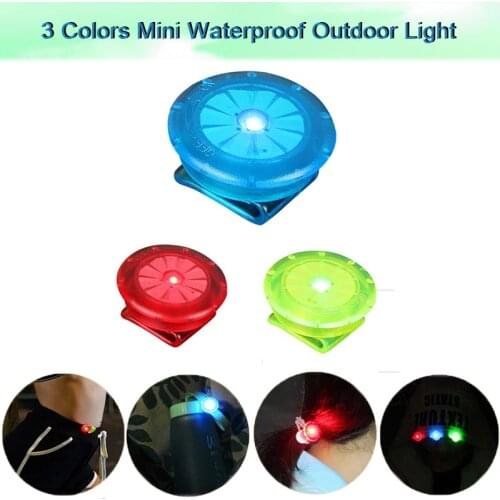 3 Colors Mini Waterproof Outdoor Light Illuminating Shoe Clip Led Warning Light For Outdoor Sports Running 1pc Safety Sports