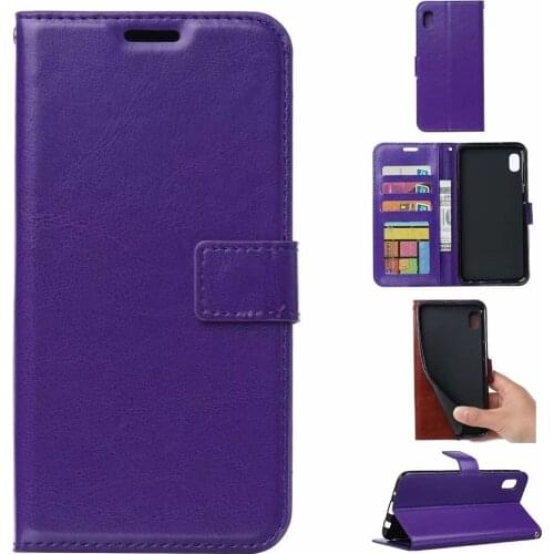 10pcs/lot Crazy Horse Wallet Leather Case for Huawei Y5 2019 Honor 8S P smart PLUS 2019 Honor 20Lite With Photo Frame Card Slot