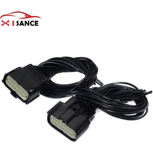 16 PINS Headlight Connector Pigtail 68202814AA For Jeep Grand Cherokee Xenon SRT HID LED 30CM