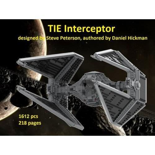 2020 technology building block series UCS TIE interceptor DIY assembly construction toy model MOC-24028