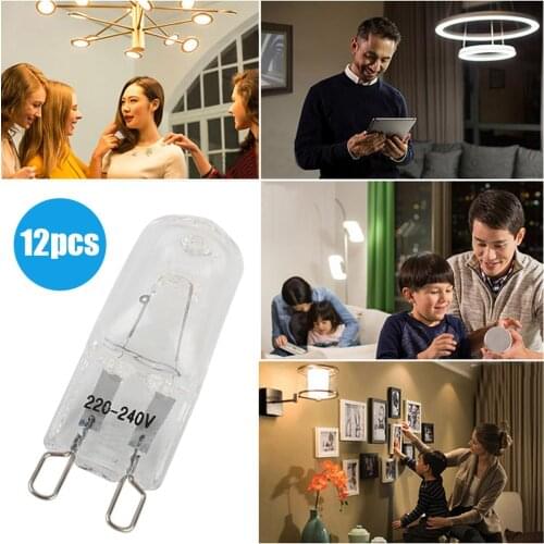 28W/40W Warm White Halogen Capsule Bulbs Halogen Lamp Eco Friendly Durable Dimmable Lighting Fixture Household Supply