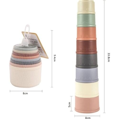 28EC Kids Shower Bathtub Toys Cute Cups Baby Shower Toys Cup Bathtub Kids Play Water Games Tool Kids Bathing Supplies