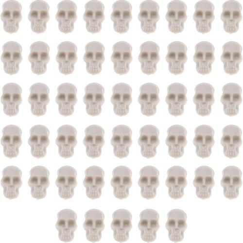 50pcs Simulation Skull Model Toys Modern Mini Skull Home Decoration Funny Model Toys Collection Miniatures Model
