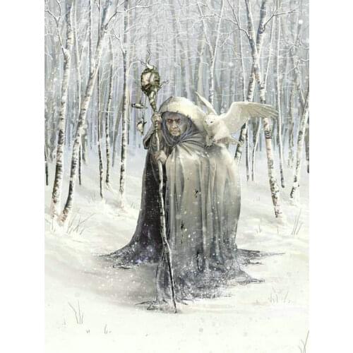 Diamond painting winter landscape 5D full square drill diamond embroidery diamond mosaic decoration