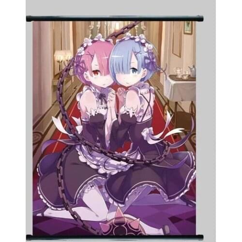 Anime Re Life in a different world from zero Rem wall scroll poster 40x60cm