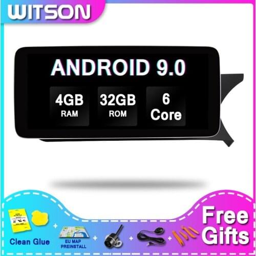 WITSON Mercedes-Benz BIG SCREEN Android 9.0 Car DVD Gps For MERCEDES-BENZ C-Class W204/S204 2013-2014 NTG4.5 4G 32GB Car Radio