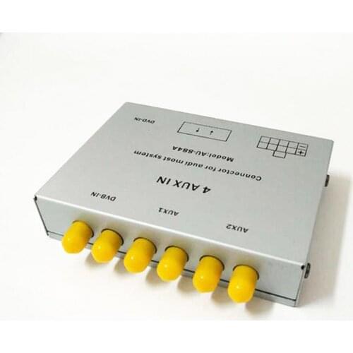 AU-884 car audi A6 A8 Q7 2G 2005-2009 mmi with 4 AUX in connector for audi most system