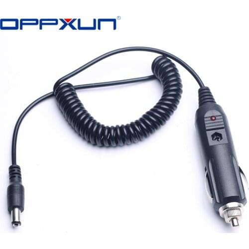 Car Charger Cable For Two-Way Baofeng Walkie Talkie UV-5R UV-5RE 5RA 82 3R Radio Cigarette Lighter Slot 12V DC Power Charge Cord