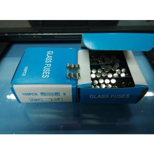 Free shipping 100pcs 5*20mm T1.6A 250V slow fuse 5*20 T1.6A 250V Glass Fuse 5mm*20mm