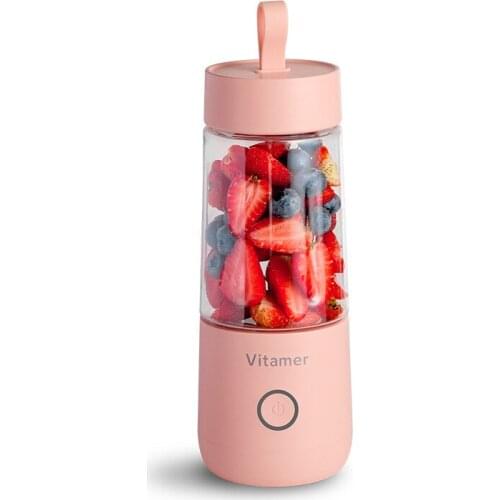 350ML Portable Blender for Smoothies Shakes Small Fruit Electric USB Mixer Juicer Machine USB Rechargeable Blender Cups Juicer