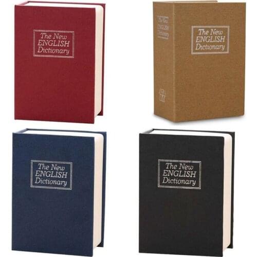 Large English Dictionary Book Safe Password Box Savings Piggy Bank Childrens Gift Key Cabinet