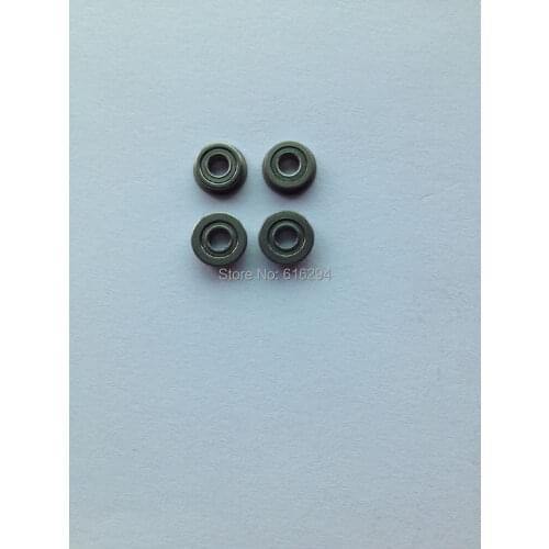 100PCS The common quality flanged bearing 3X6X2.5 mm MF63ZZ(3*6*2.5) miniature flange deep groove ball bearings