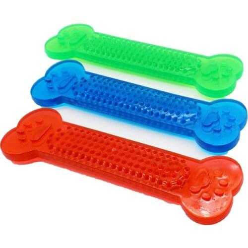 Dog Toys Pet Bone Molar Tooth Cleaner Brushing Stick Trainging Dog Chew Toy Dogs Toothbrush Doggy Puppy Dental Care Pet Puppies