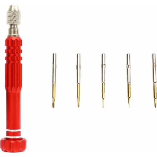 JF-6688 5 in 1 Metal Multi-purpose Pen Style Screwdriver Set for Phone Repair