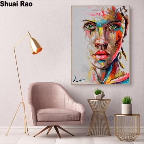 Portrait photo Diy Diamond Painting Full Square round Drill 5D Abstract woman Home Decor diamond rhinestone embroidery decor