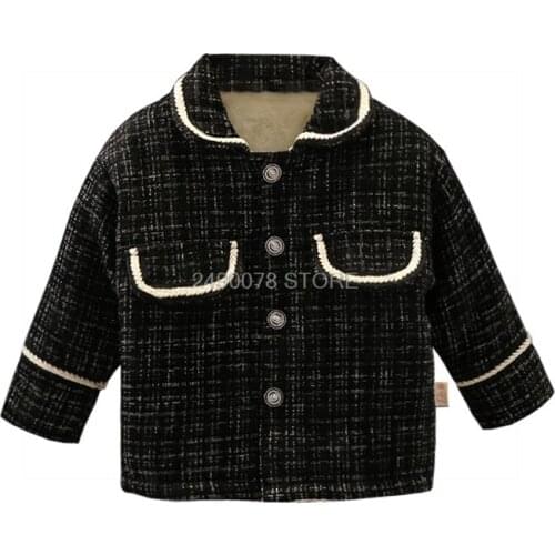 Newborn Baby Boys Girls Winter Plus velvet Jacket Kids Children Outdoor Warm Soft Velvet inside Coat School kids Sport Trackcoat