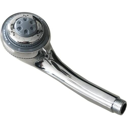 5 Function ABS Chrome Finished Bathroom Shower Water Saving High Pressure Shower Head Round Shape Hand Shower Showerhead