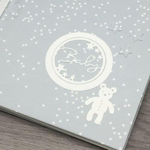 Metal cutting dies cut die mold baby star tag decoration Scrapbook paper craft knife mould blade punch stencils dies