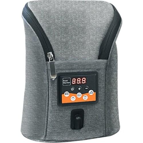 2021 New Portable USB Baby Bottle Warmer Heater Adjustable Temperature Milk Thermostat