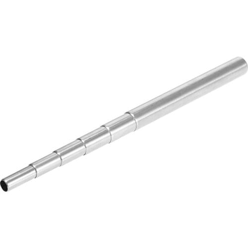 Outdoor Camping Blow Fire Tube Outdoor Collapsible Fire Tool Stainless Steel Collapsible Adjustable Tube Camping Survival Tool