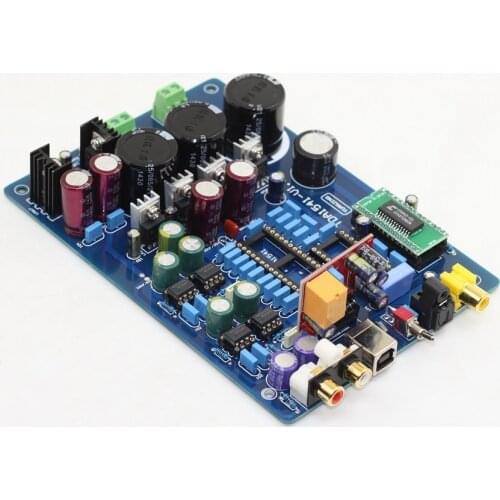Pre-amplifier Board TDA1541 Optical Fiber Coaxial Decoder Board (Including USB, Excluding Tda1541 And SAA7220 IC)