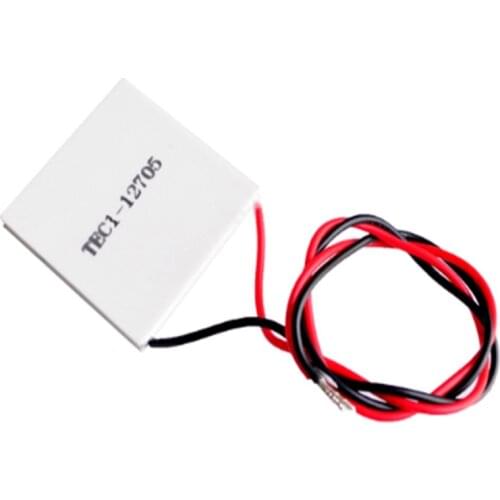 Newest TEC1-12705 Thermoelectric Cooler Peltier 40X40mm TEC12705 Peltier Elements Module for Cooler Radiator