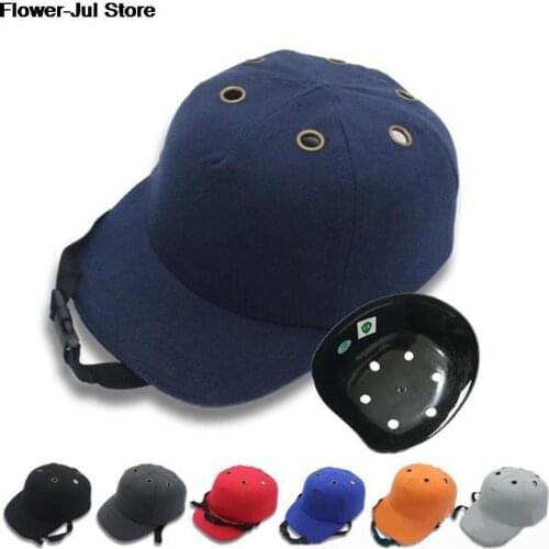 Safety Cap Helmet Baseball Hat Style Hard Hat For Work Factory Head Protection Work Safety Summer