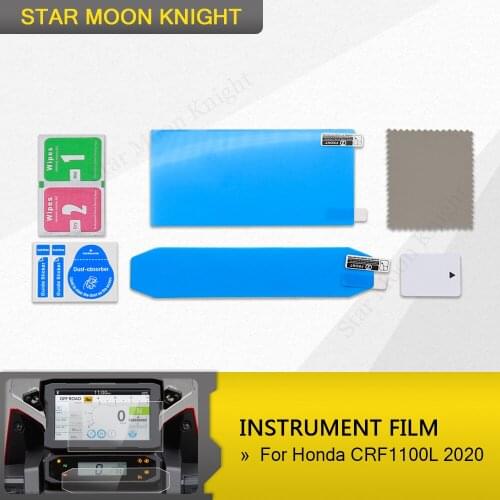 For Honda CRF1100L Cluster Scratch Protection Film CRF 1100L CRF1100 L africa twin 2020 Screen Protector Motorcycle Accessories