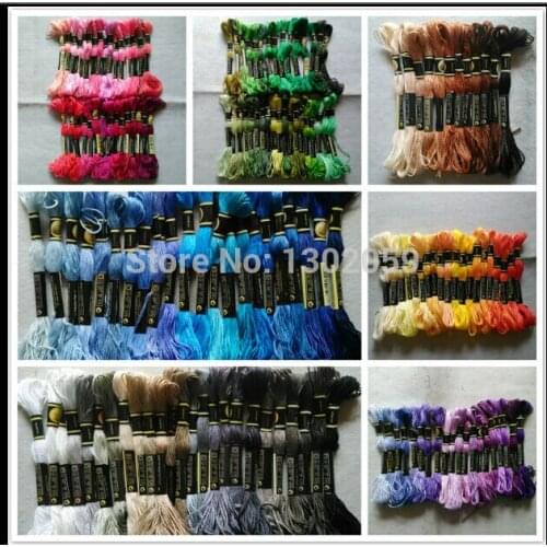 Factory Sale Cross Stitch Thread Floss Embroidery Thread----2235 (447*5=2235) Pieces--You can choose Any Colors