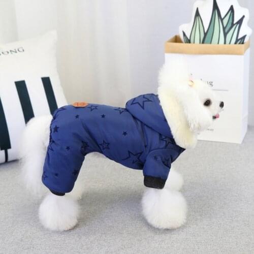 Winter Pet Thickened Warm Dog Clothes Pet Dog Jacket Coat Puppy Chihuahua Clothing Hoodies For Small Medium Dogs Puppy