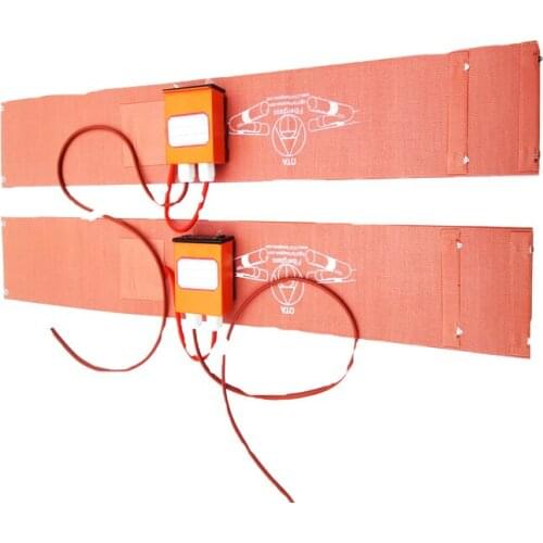 112*475*1.5mm 220V 200W Silicone Heat Blanket 1000mm Lead Wire