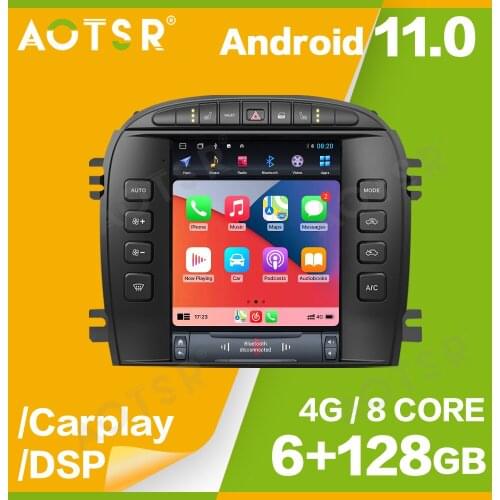 6+128G Android 11.0 For Land Rover S-TYPE 2004-2005 Head Unit Wifi Video Radio Recorder Headunit Auto Stereo