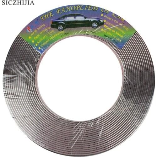 10mm * 15m car chrome trim isolation tape decoration for Opel Astra VAUXHALL MOKKA Zafira Insignia Vectra Antara
