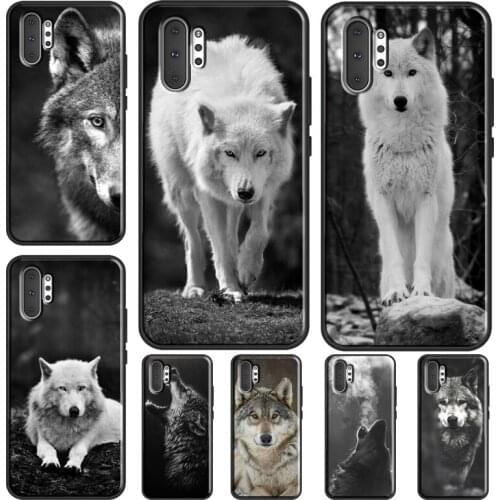 Wolf Wolve Wild Teeth Nature Case For Samsung Galaxy S21 Ultra Note 20 S20 FE S8 S9 S10 Plus Note 10 Plus Back Cover