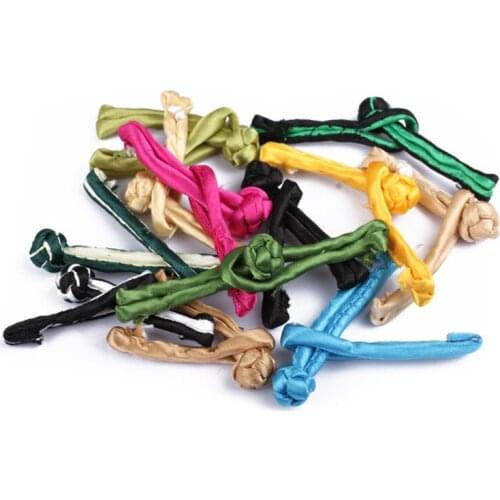 DIY Sewing Cheongsam cloth Solid Satin Vintage Chinese Knot Buttons Handmade Traditional Frog Buttons accessories 100set/lot