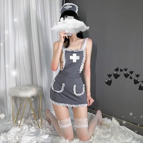 Women Sexy Porn Cosplay Outfit Underwear Sexy Lace Maid Servant Costume Babydoll Dress Adult Sex Fantasy Nurse Role Play Uniform