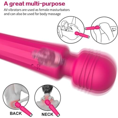 Sell well Powerful Dildo Vibrator AV Magic Wand G-Spot Massager Sex Toys For Women Couples Clitoris Stimulate Goods for Adults