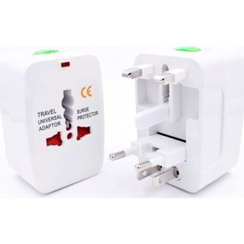 Global Travel Adapter Plug Adaptor with EU US AU UK Plugs