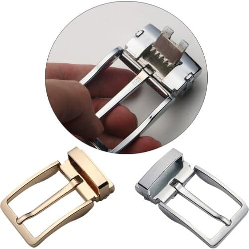 Classic Reversible Mens Durable Metal Alloy Antique Belt Buckle Single Prong