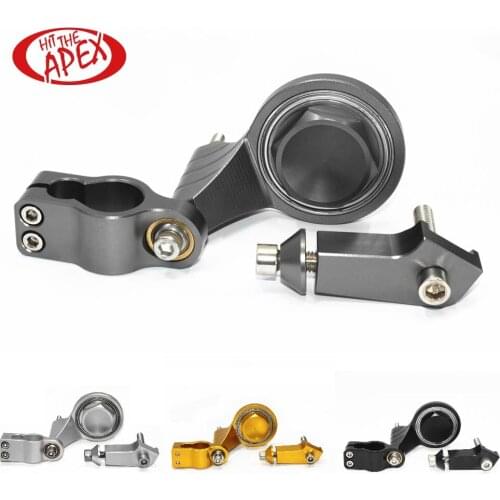 Motorcycle Stabilizer Steering Damper Bracket Mount Holder Kit Compatible for YAMAHAYZFR6 YZF R6 2006-2016 CNC Cutting Aluminum