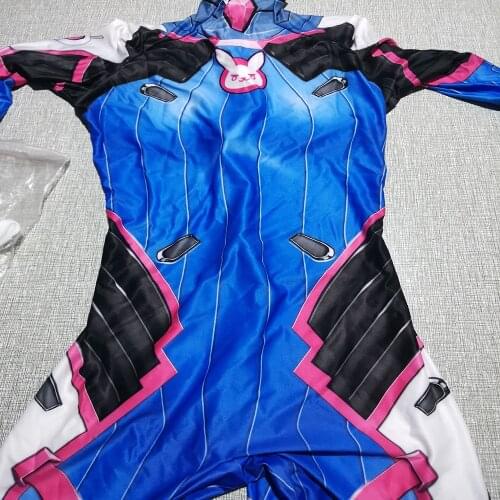 Newest Classic D.Va Cosplay Costume Hana Song DVA Zentai Second Skin Suit Game Adults Kids Superhero Halloween Party Bodysuit
