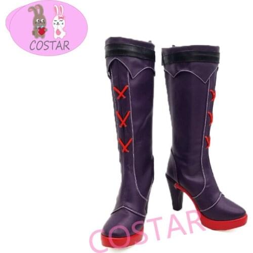 Game Honkai Impact 3 Cosplay shoes boots Yae Sakura Cos Halloween Party Cos Female High Quality Fashion High heels