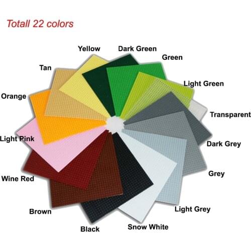 32x32 mini Dot Baseplate for super hero MOC 25x25cm small base plate accessory building block brick particles brickset