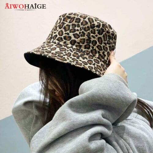 Womens bucket hat Leopard hat Womens summer hat 2021 Womens hat luxury woman hat Cap female Cowboy hat Beach hat sunhat